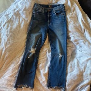 Mother Jeans! Insider Crop, Dancing on Coals